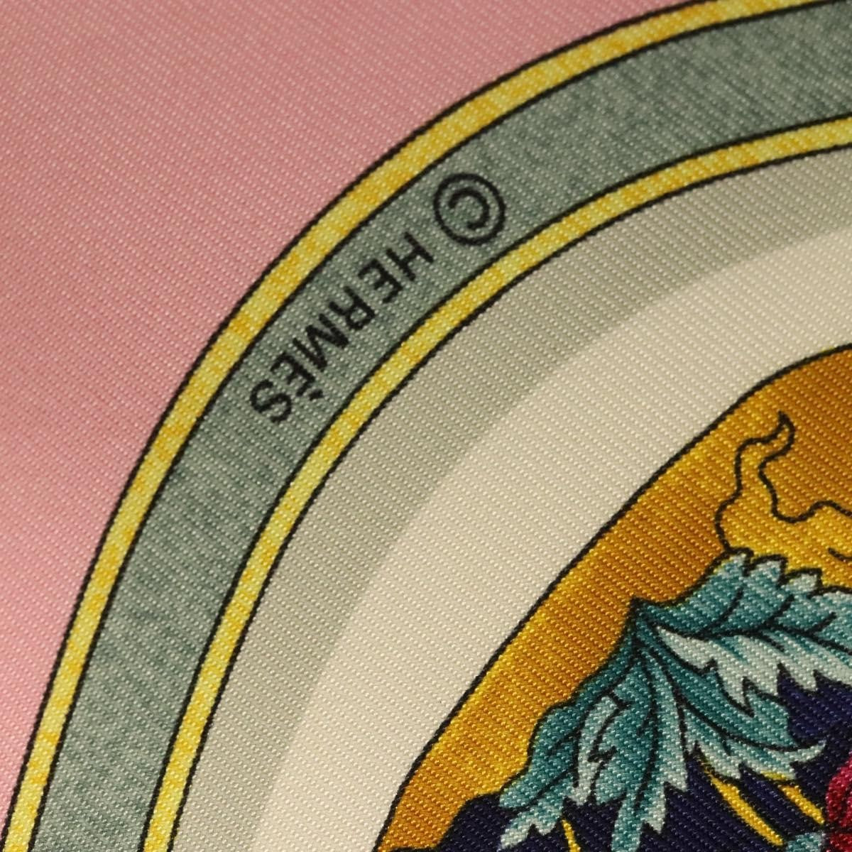 Hermes Carré 90 Silk multicolor, PINK, SILK, Scarve & shawl