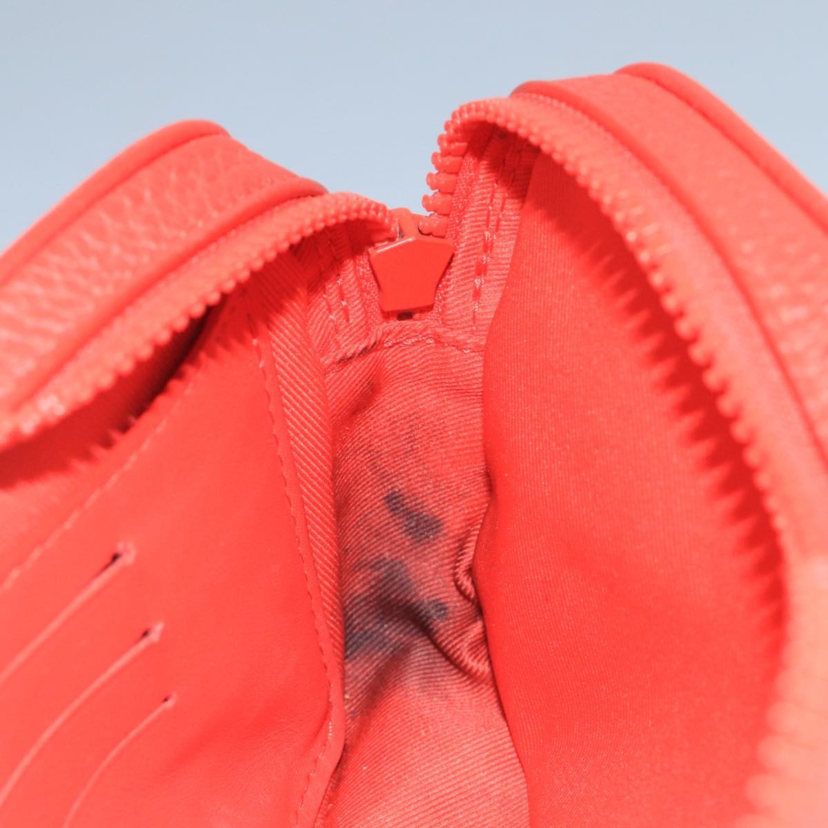 Louis Vuitton Solar Ray Pochette Volga Monogram Taurillon Leather, RED, LEATHER, Clutche & pouche