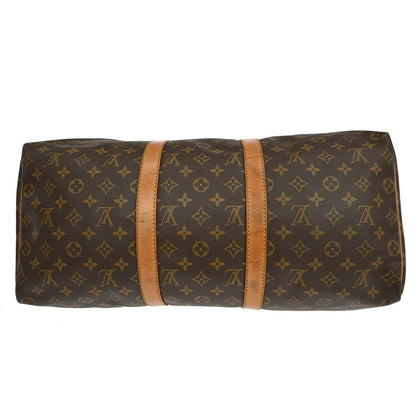 Louis Vuitton Keepall Bag Monogram Canvas, Brown, Canvas, Travel Bag