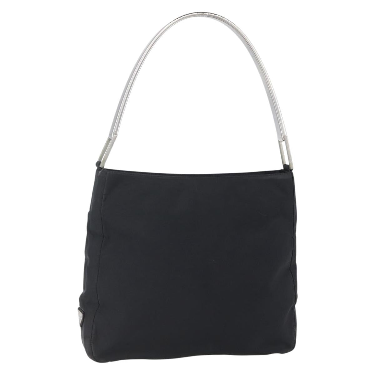 Prada Vintage Shoulder Bag Tessuto, BLACK, NYLON, Shoulder bag