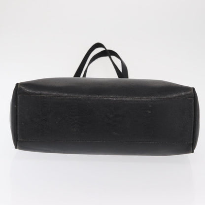 Salvatore Ferragamo Vara Tote Leather, BLACK, LEATHER, Tote bag