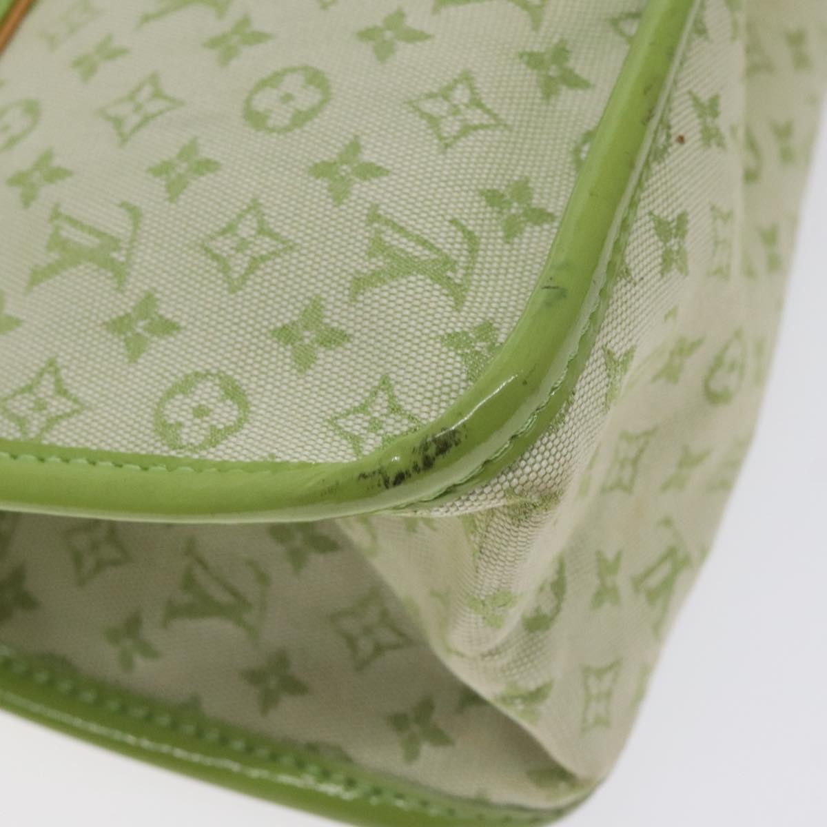 Louis Vuitton Kathleen Tote Mini Lin, GREEN, CANVAS, Handbag