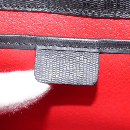 Celine Vintage Circle Logo Crossbody Bag Leather, BLACK, LEATHER, Shoulder bag