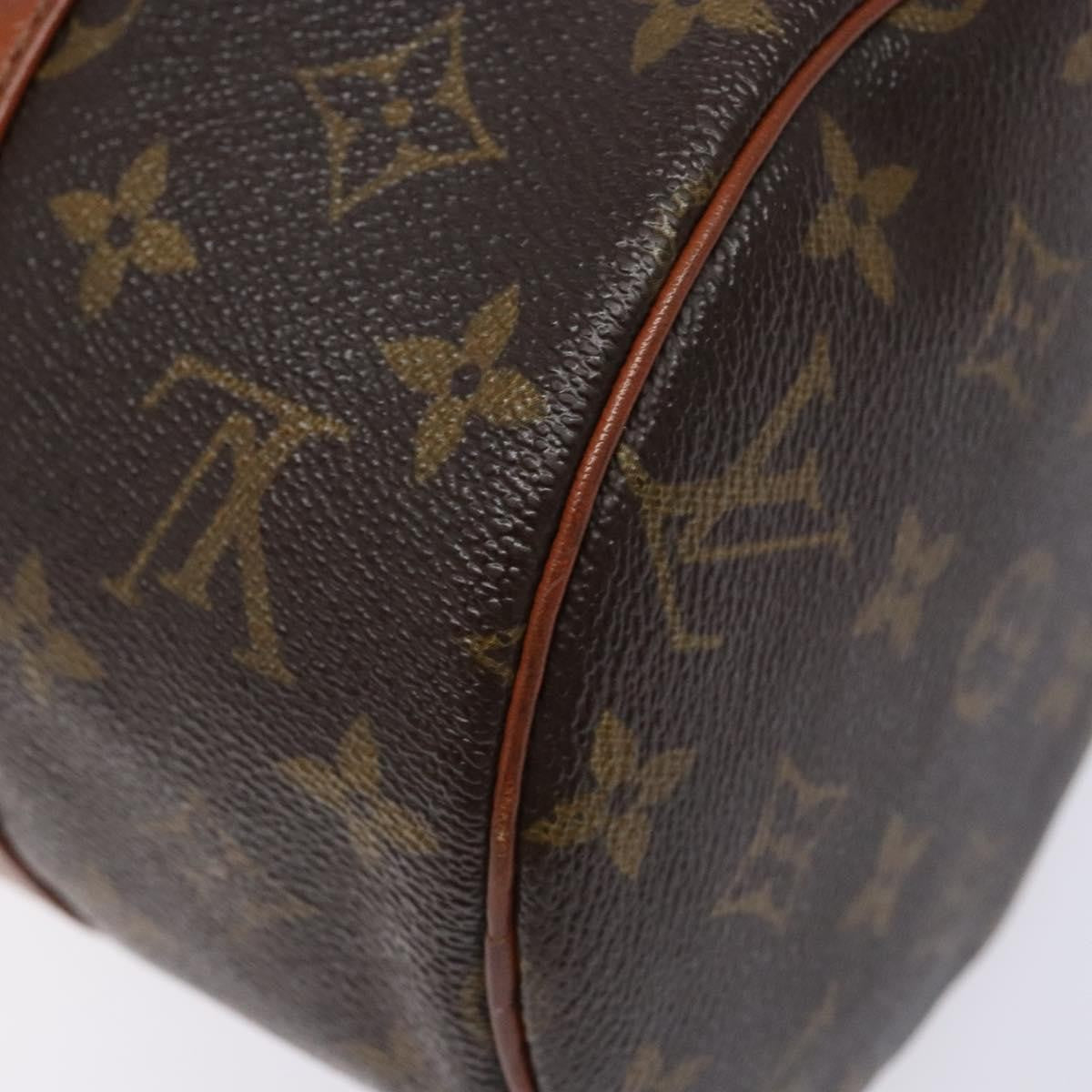 Louis Vuitton Papillon Handbag Monogram Canvas, BROWN, CANVAS, Handbag