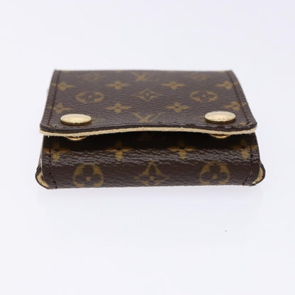 Louis Vuitton CASE JEWELRY BOX Canvas, BROWN, CANVAS, Wallets