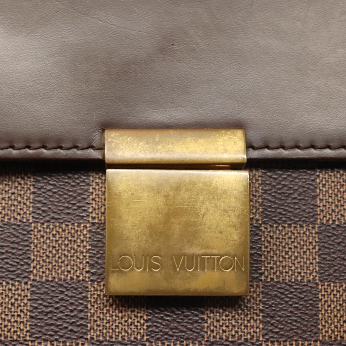 Louis Vuitton Altona Bag Damier, BROWN, CANVAS, Briefcase