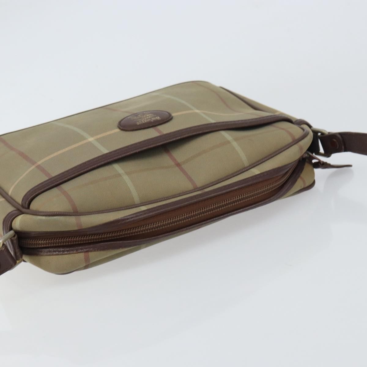 Burberry Nova check Shoulder bag Canvas, BEIGE, CANVAS, Shoulder bag