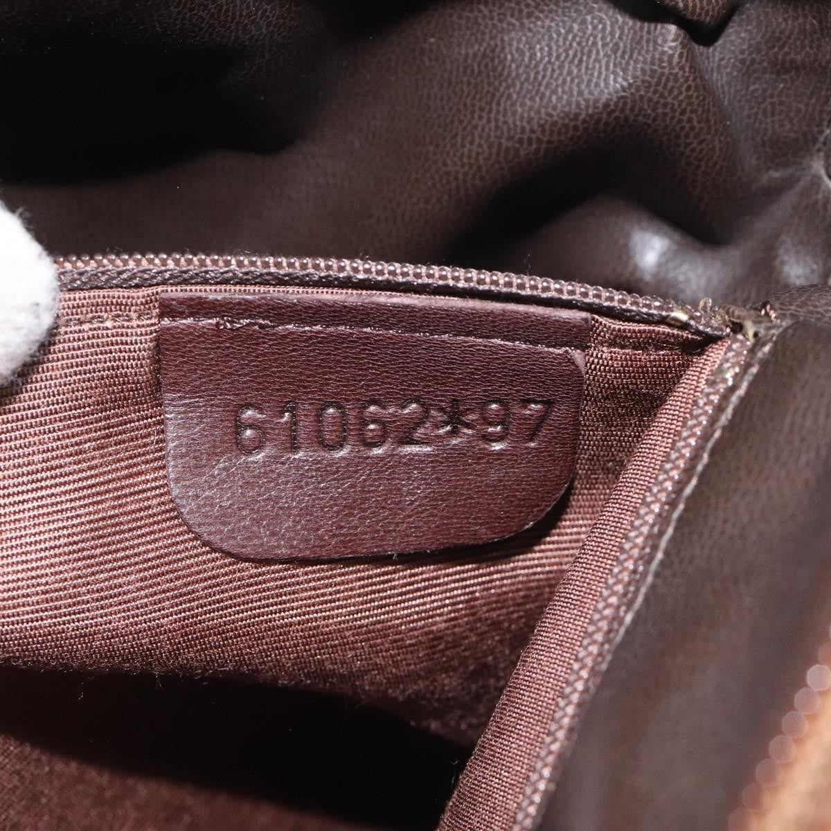 Bally Vintage Handbag Quilted Leather, Brown, Leather, Handbag