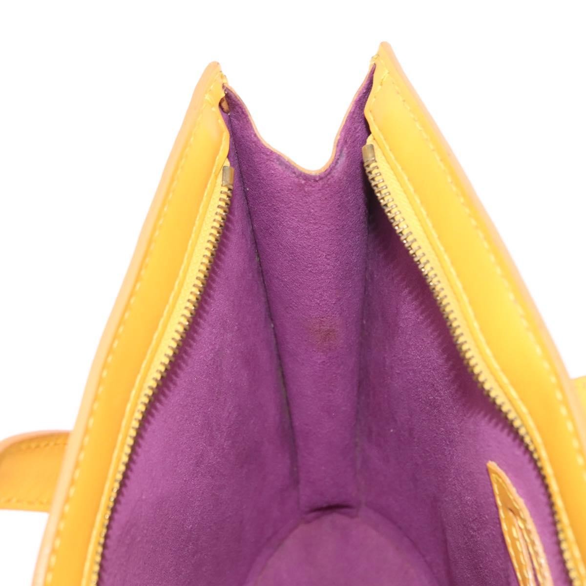 Louis Vuitton Saint Jacques Handbag Epi Leather, YELLOW, LEATHER, Handbag