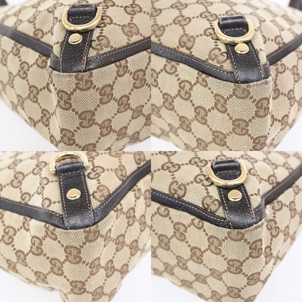 Gucci Abbey D-Ring Tote GG Canvas, BROWN, CANVAS, Tote bag