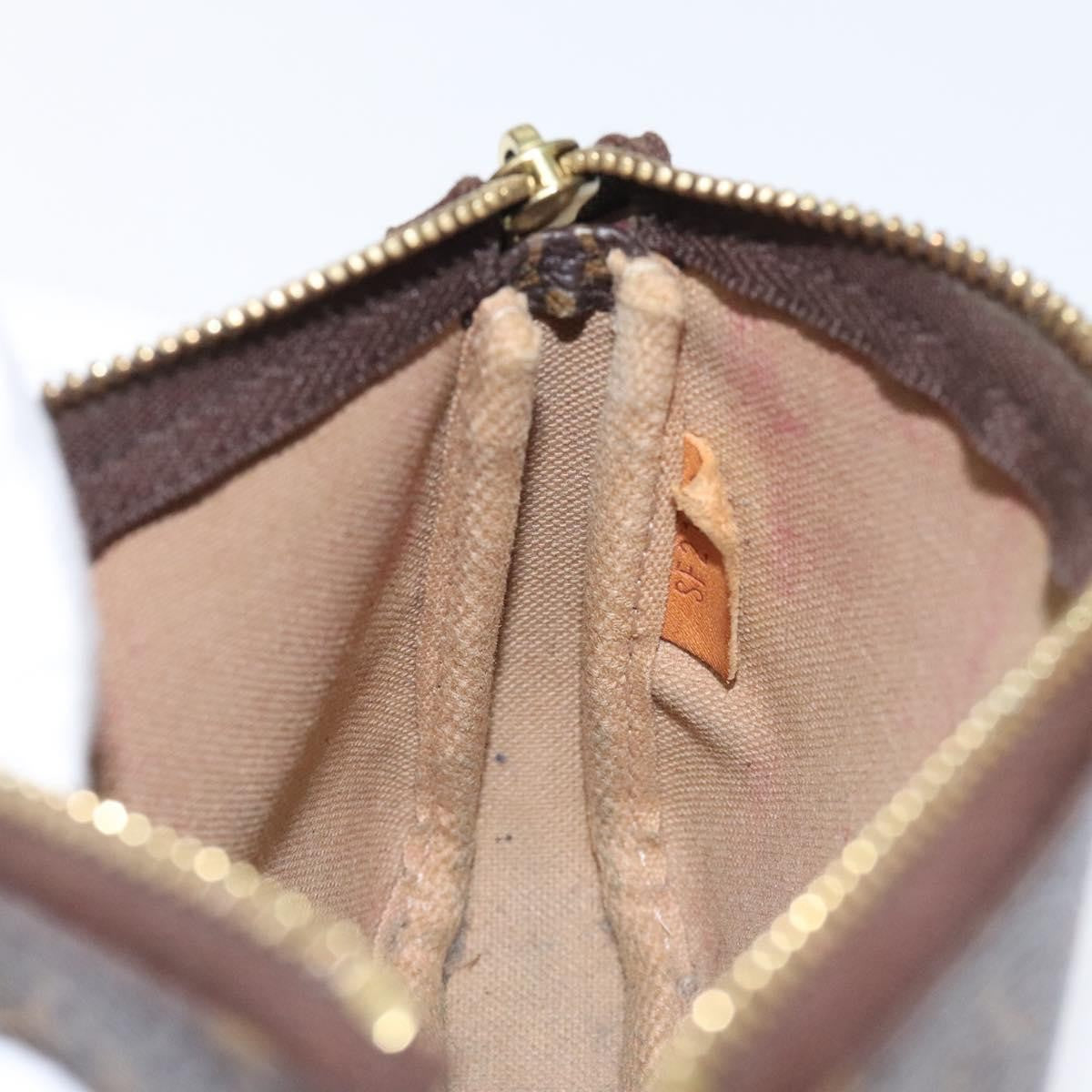 Louis Vuitton Pochette Accessoires Limited Edition Monogram Trunk, BROWN, CANVAS, Clutche & pouche