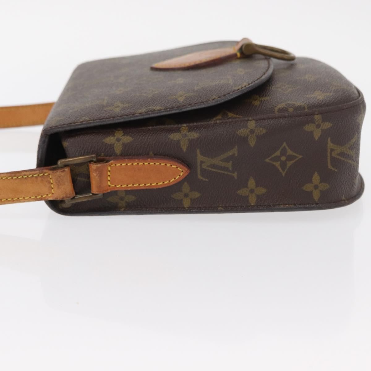 Louis Vuitton Saint Cloud Handbag Monogram Canvas, BROWN, CANVAS, Shoulder bag