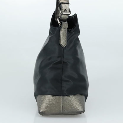 Burberry Vintage Shoulder Bag Nylon, BLACK, NYLON, Shoulder bag