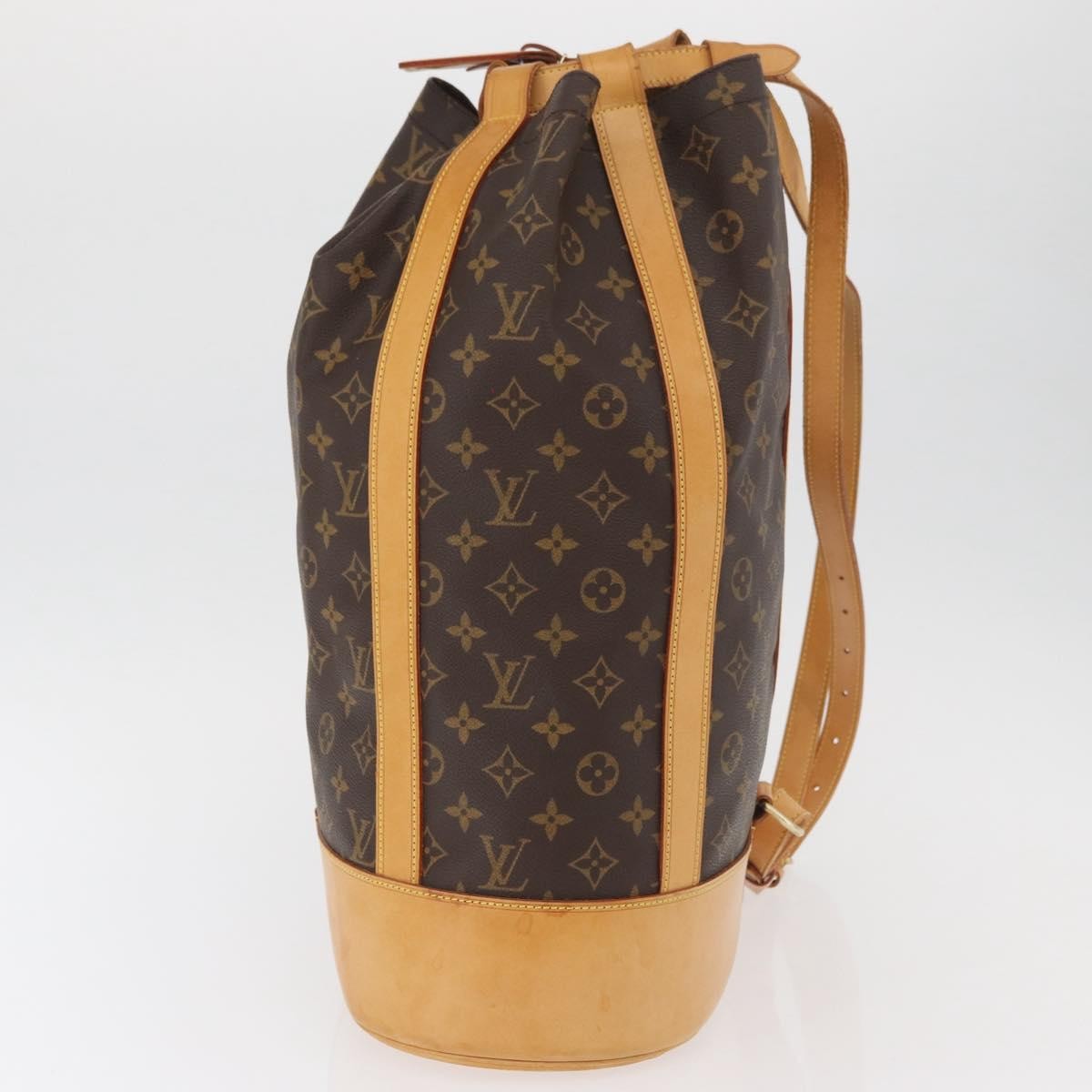 Louis Vuitton Randonnee Backpack Monogram Canvas, Brown, Canvas, Backpack