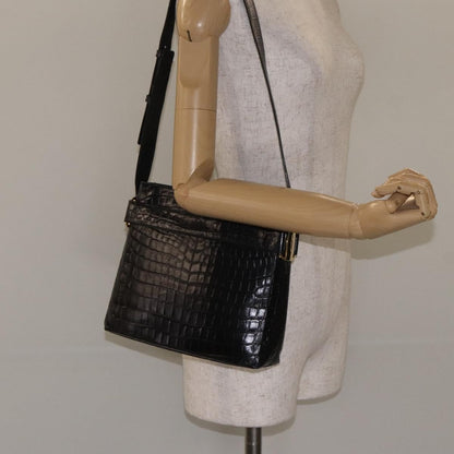 Salvatore Ferragamo Vara shoulder Bag Leather, BLACK, LEATHER, Shoulder bag