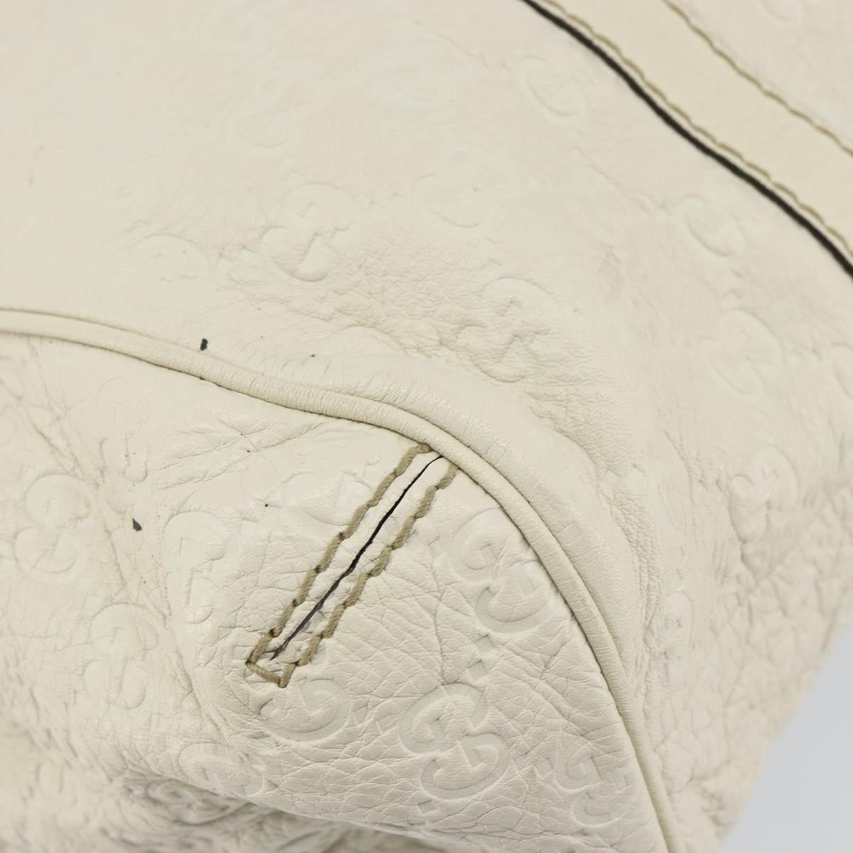 Gucci New Ladies Web Tote Guccissima Leather, WHITE, LEATHER, Tote bag