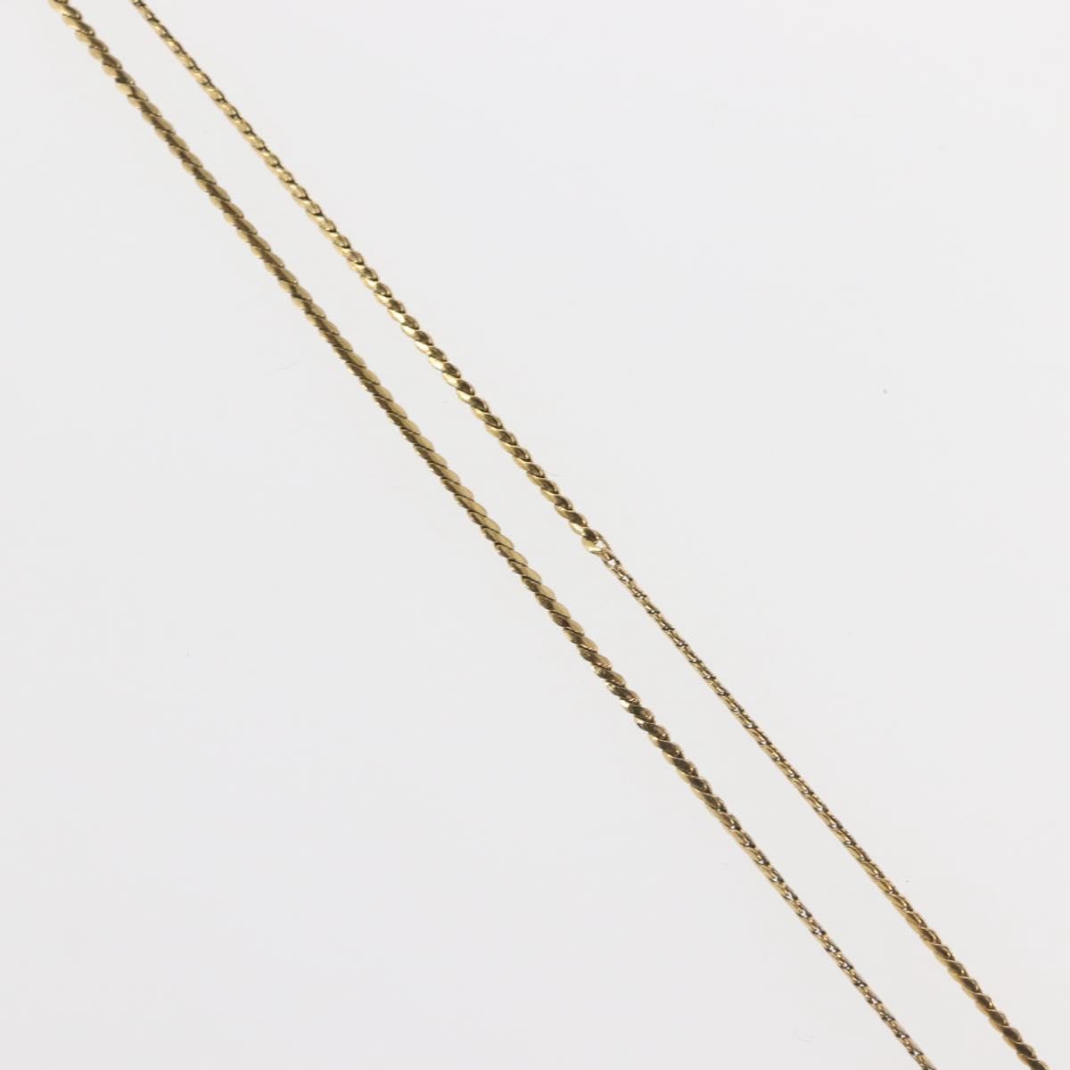 Christian Dior CD Logo necklace Metal, GOLD, METAL, Necklace