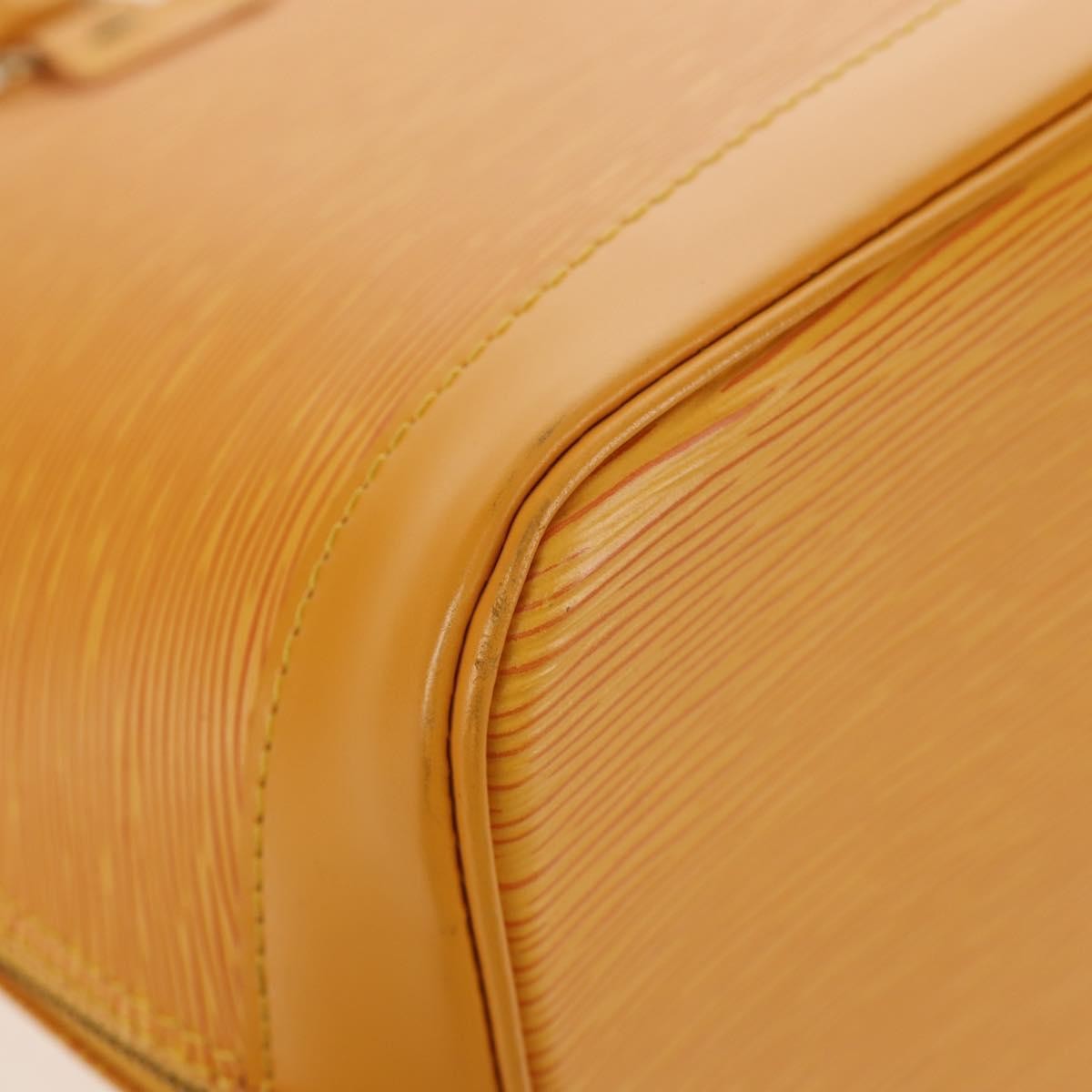 Louis Vuitton Alma Handbag Epi Leather, YELLOW, LEATHER, Handbag