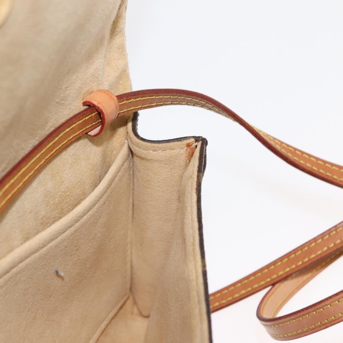 Louis Vuitton Twin Handbag Monogram Canvas, BROWN, CANVAS, Clutche & pouche