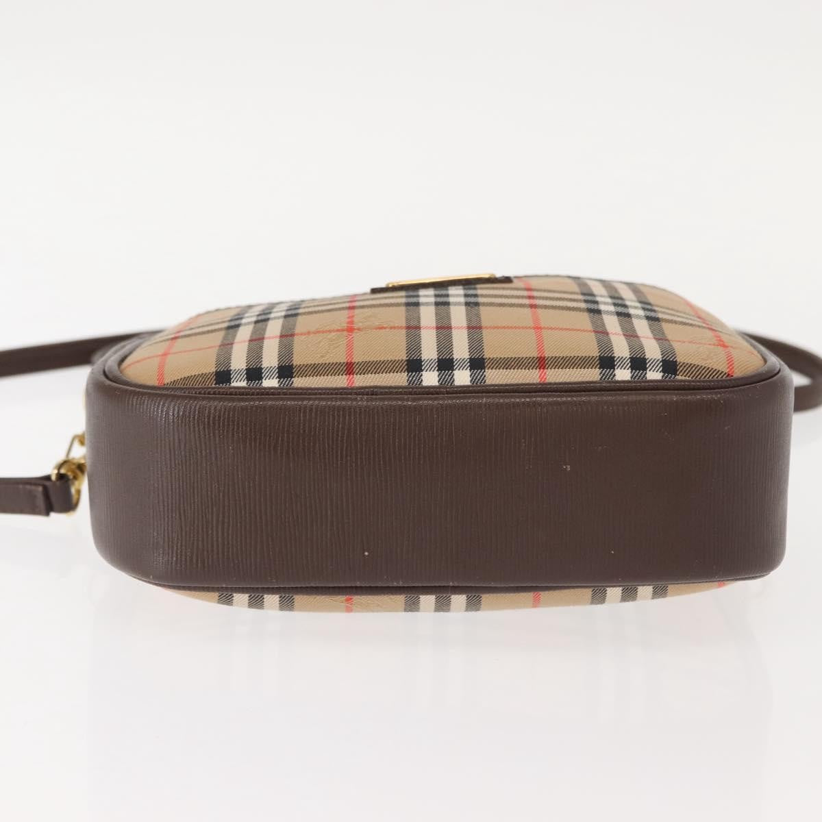Burberry Nova check Shoulder bag Canvas, BEIGE, CANVAS, Shoulder bag