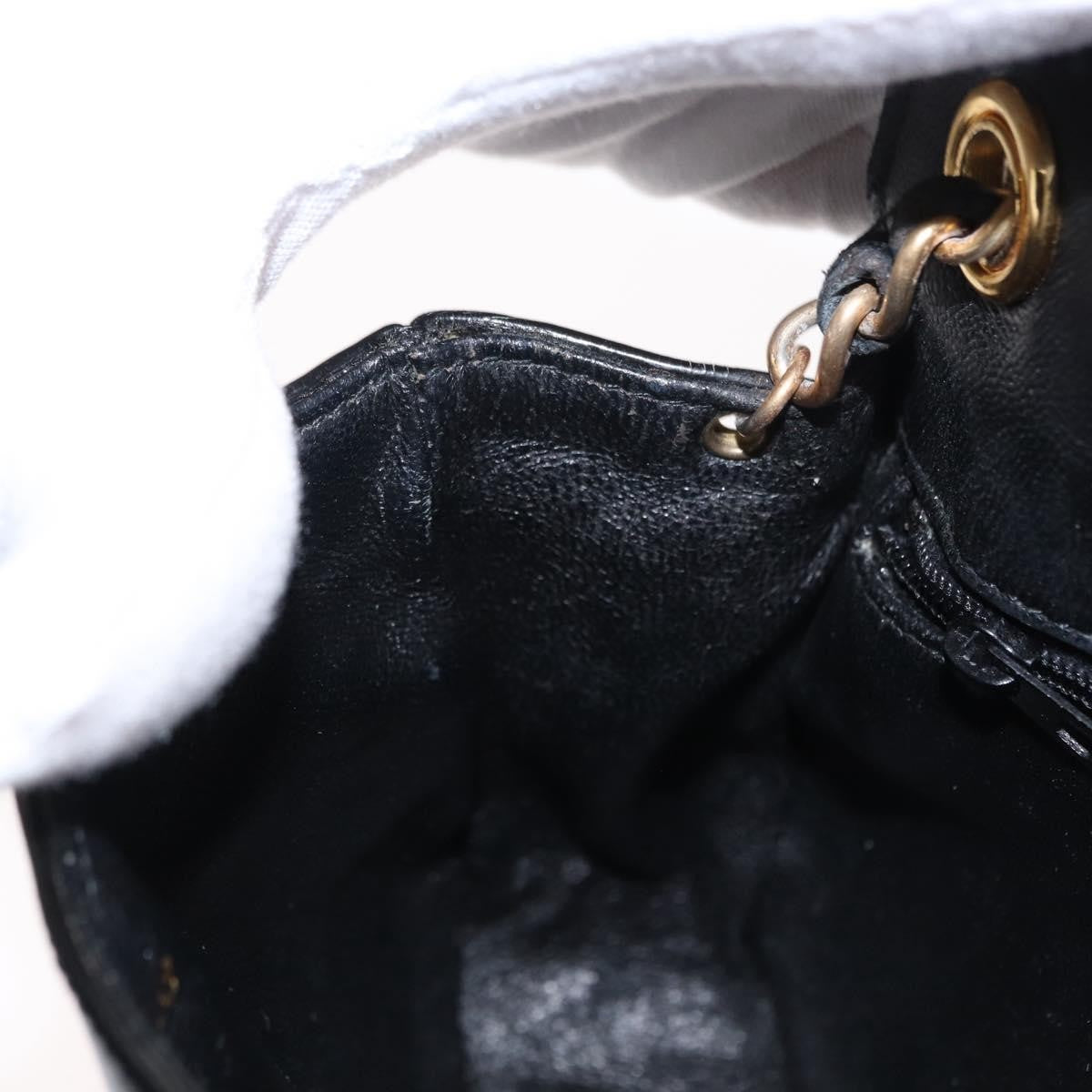 Chanel Vintage CC Stitch Flap Bag Patent, BLACK, PATENT_LEATHER, Shoulder bag