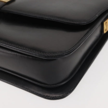 Givenchy Vintage 4G shoulder bag Leather, BLACK, LEATHER, Shoulder bag
