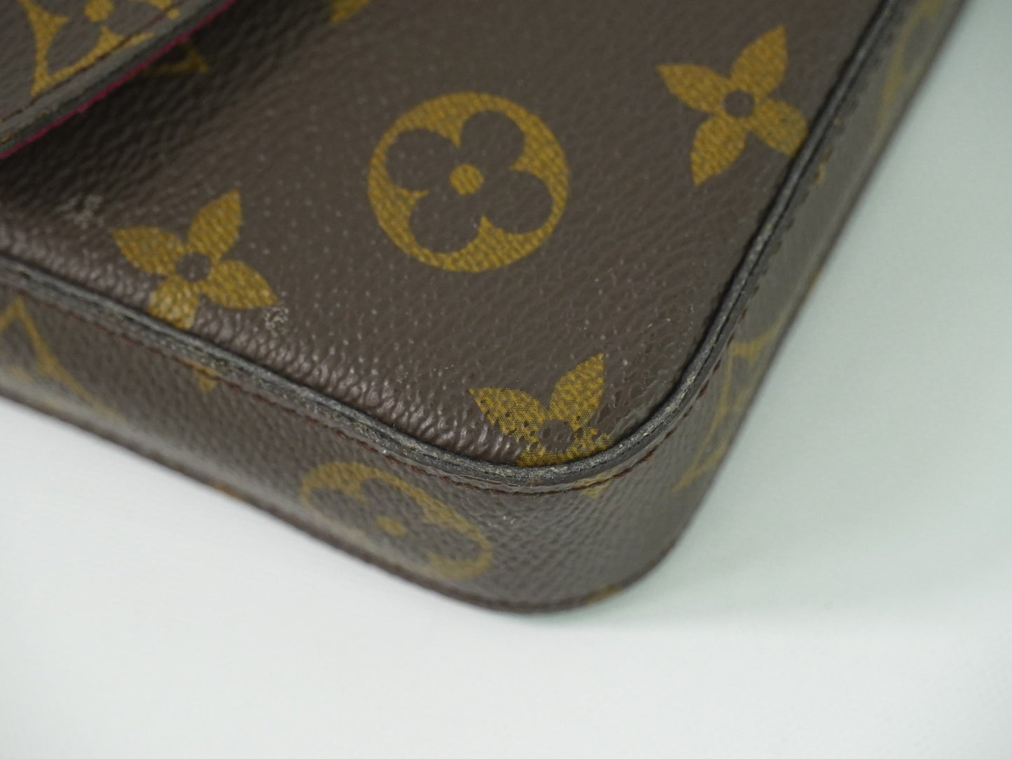 Louis Vuitton Felicie Pochette Monogram Canvas, BROWN, CANVAS, Clutche & pouche