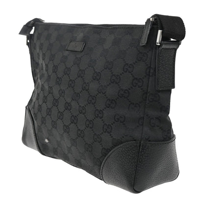 Gucci Joy Messenger Bag GG Canvas, Black, Canvas, Shoulder Bag