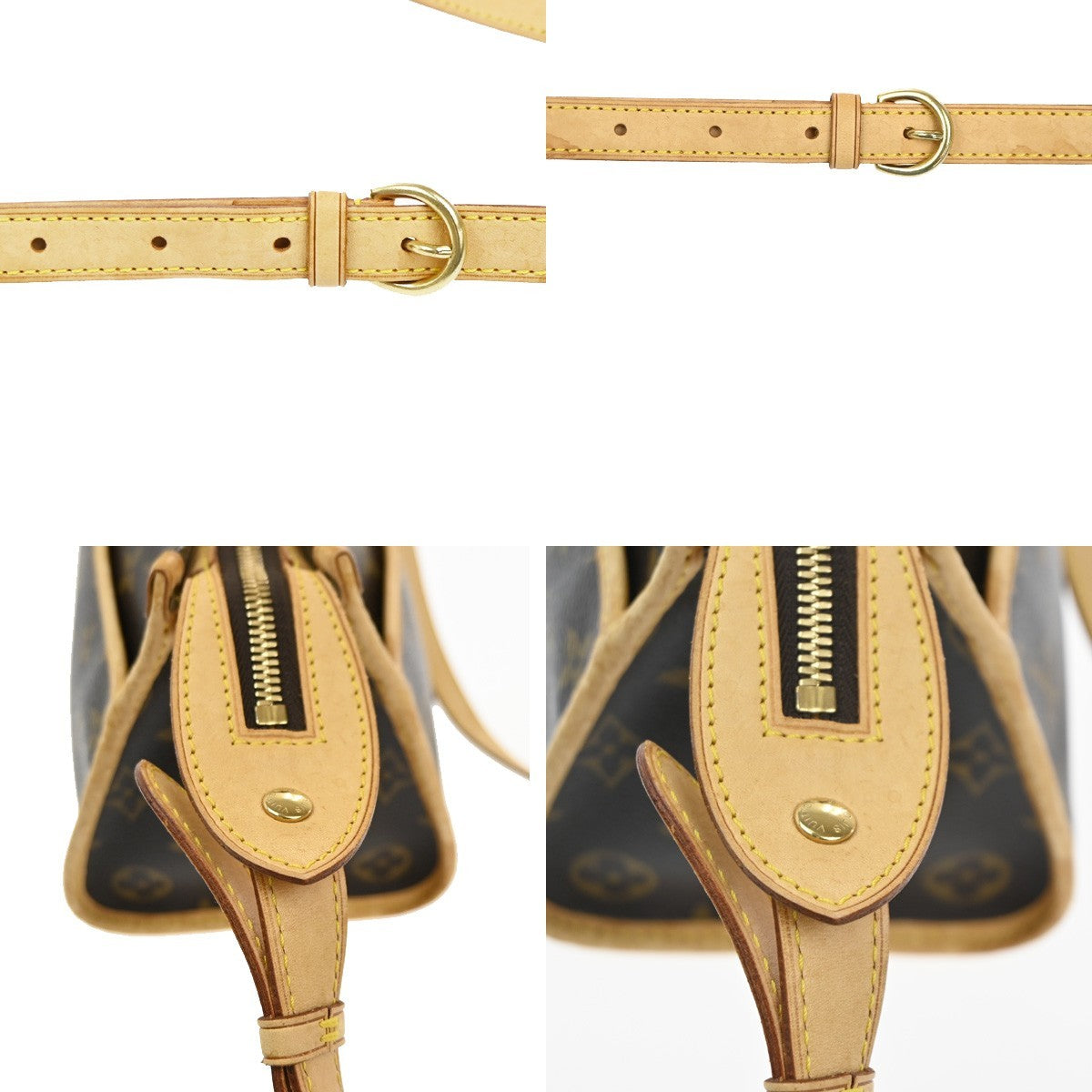 Louis Vuitton Popincourt Shoulder Bag Monogram Canvas, Brown, Canvas, Shoulder Bag