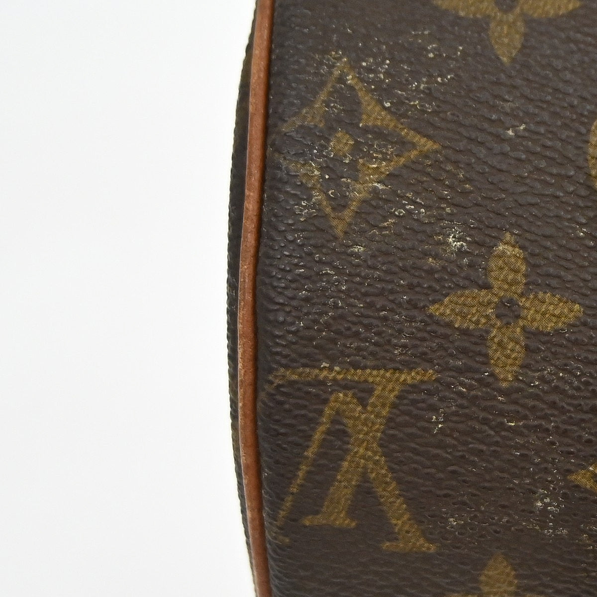 Louis Vuitton Papillon Handbag Monogram Canvas, Brown, Canvas, Handbag