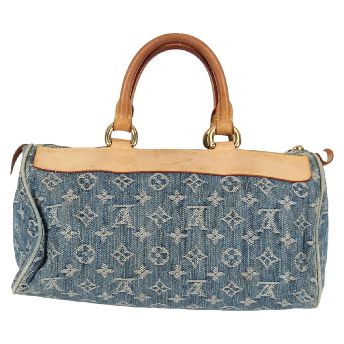 Louis Vuitton Neo Speedy Bag Denim, BLUE, DENIM_JEANS, Handbag