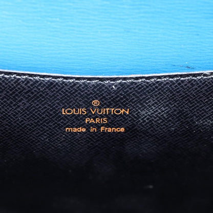 Louis Vuitton Grenelle Shoulder Bag Epi Leather, BLUE, LEATHER, Shoulder bag