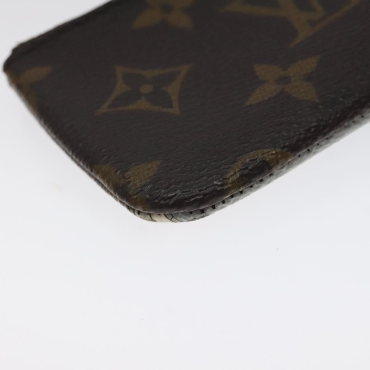 Louis Vuitton Pochette Clés Monogram Vivienne, BROWN, CANVAS, Wallets