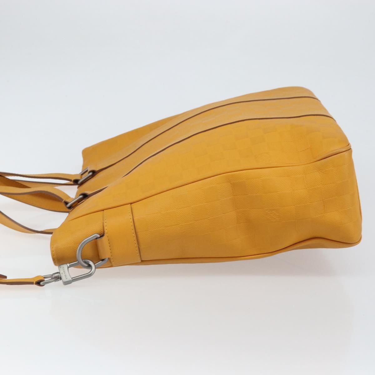 Louis Vuitton Tadao Handbag Damier Infini Leather, YELLOW, LEATHER, Handbag