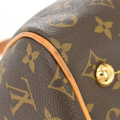 Louis Vuitton Tivoli Handbag Monogram Canvas, Brown, Canvas, Handbag