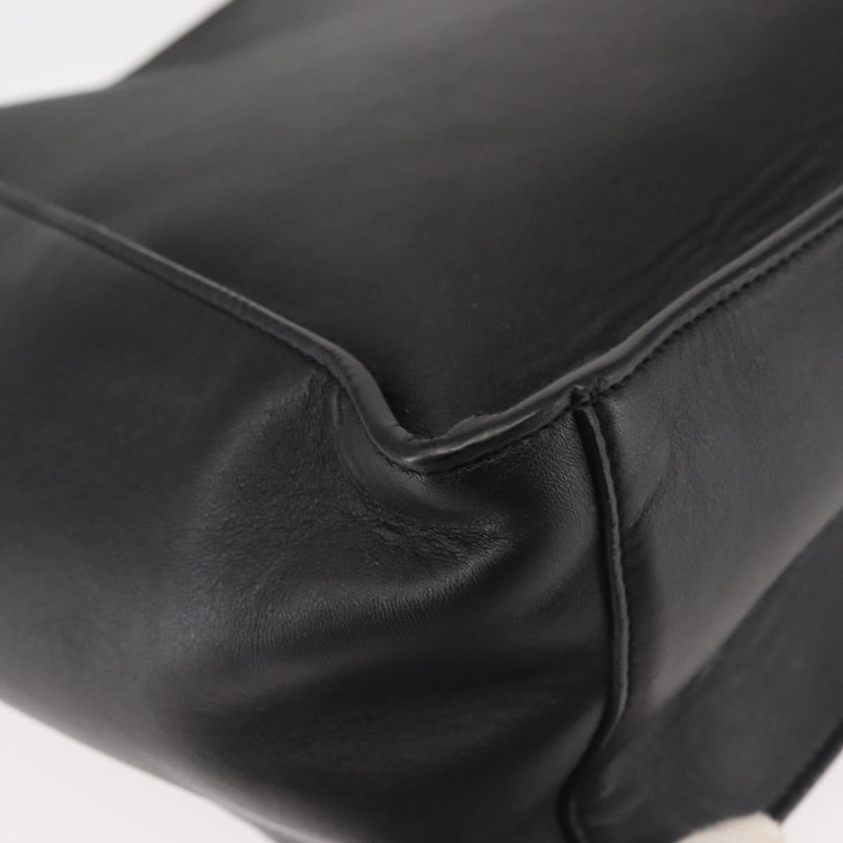Stella McCartney Cabas tote bag leather, BLACK, LEATHER, Handbag