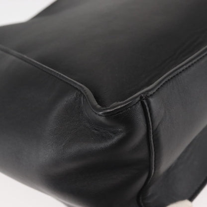 Stella McCartney Cabas tote bag leather, BLACK, LEATHER, Handbag