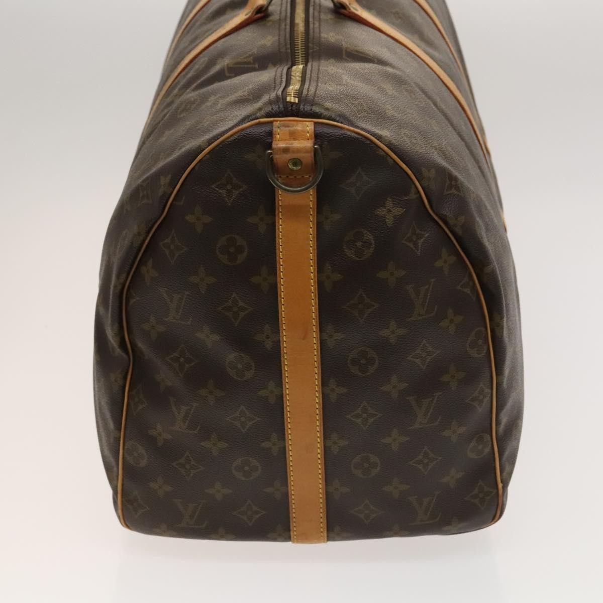 Louis Vuitton Keepall Bandouliere Bag Monogram Canvas, BROWN, CANVAS, Travel bag