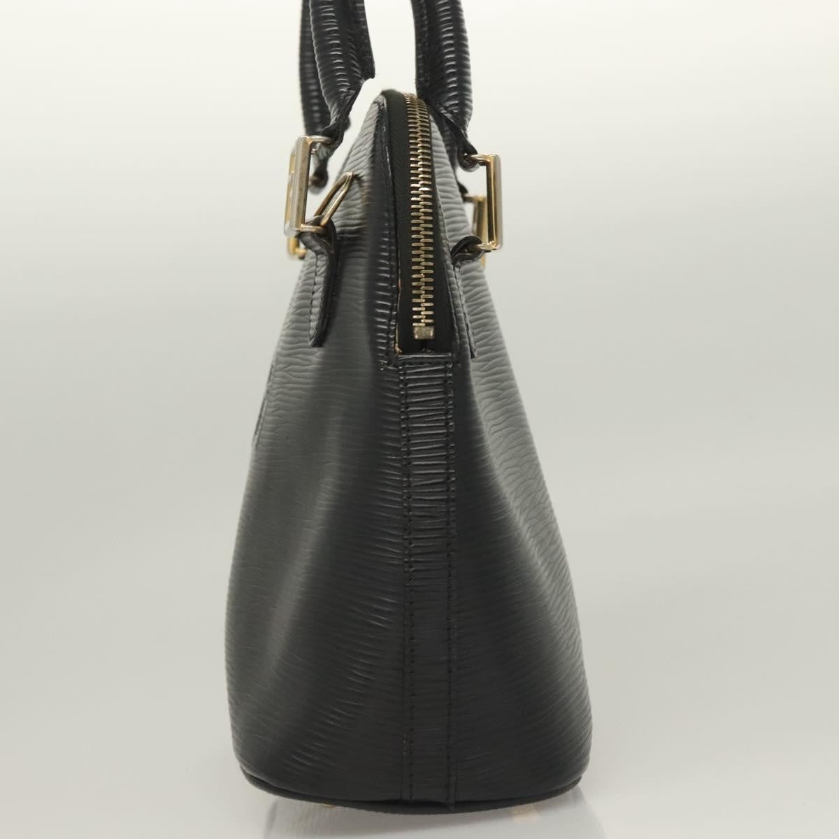Fendi Vintage Top Handle Dome Bag Leather, BLACK, LEATHER, Handbag