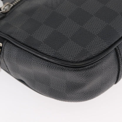 Louis Vuitton Ambler Waist Bag Damier Graphite, Gray, Canvas, Shoulder Bag