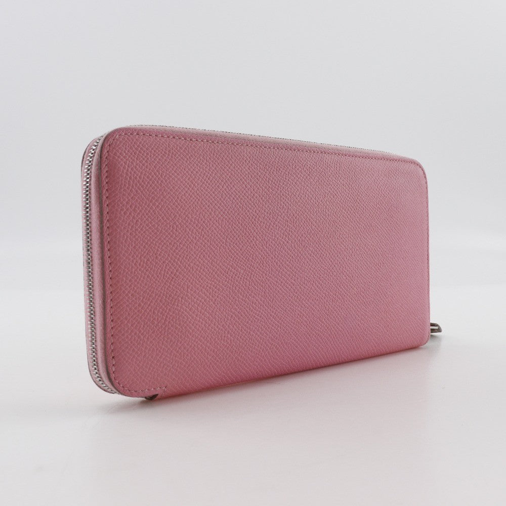 Hermes Azap Zip Around Wallet Epsom, PINK, LEATHER, Wallets