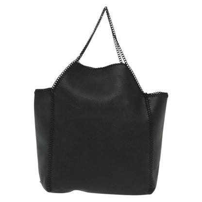 Stella McCartney Falabella Reversible Tote Faux Leather, BLACK, LEATHER, Tote bag