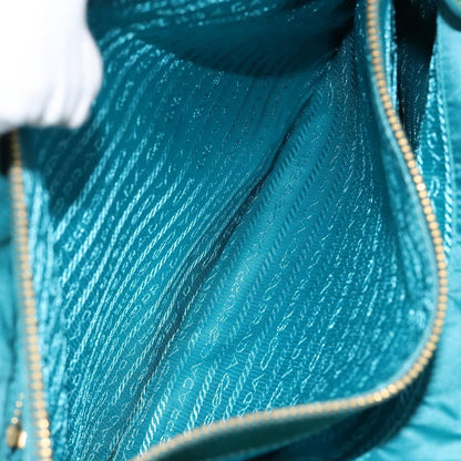 Prada Vintage Handbag Tessuto, TURQUOISE, NYLON, Handbag
