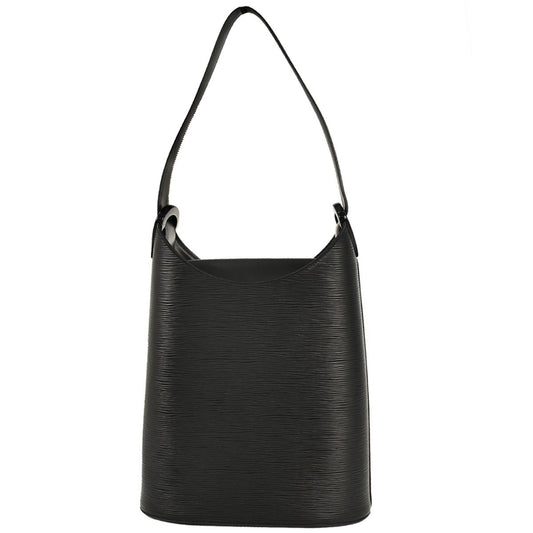 Louis Vuitton Verseau Handbag Epi Leather, BLACK, LEATHER, Shoulder bag