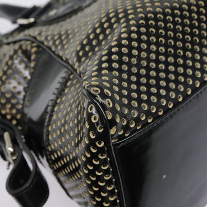 Fendi Bag Du Jour Perforated Leather, BLACK, LEATHER, Handbag