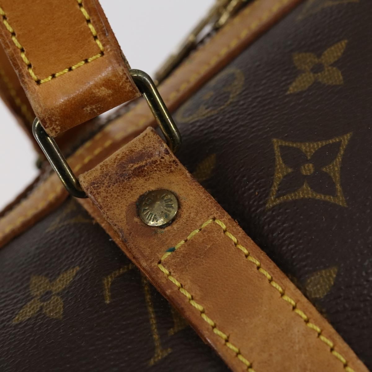 Louis Vuitton Sac Souple Handbag Monogram Canvas, BROWN, CANVAS, Travel bag