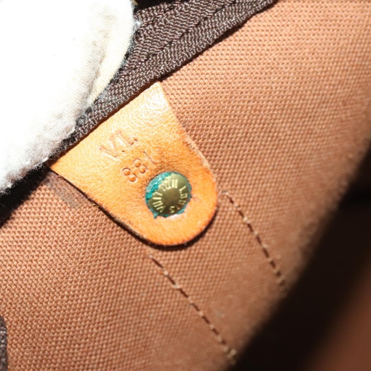 Louis Vuitton Keepall Bag Monogram Canvas, BROWN, CANVAS, Travel bag