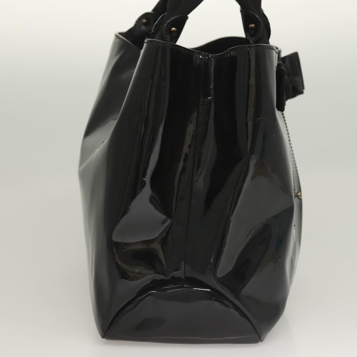 Salvatore Ferragamo Vala Handbag Patent leather, BLACK, PATENT_LEATHER, Handbag