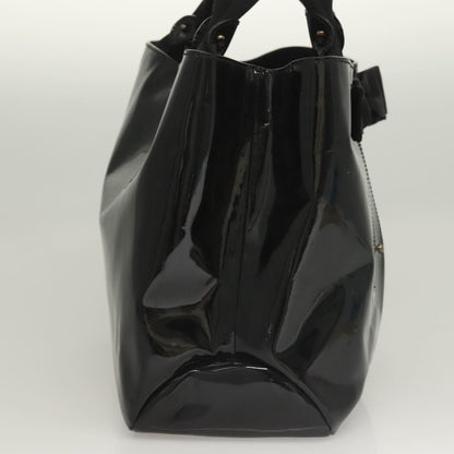 Salvatore Ferragamo Vala Handbag Patent leather, BLACK, PATENT_LEATHER, Handbag