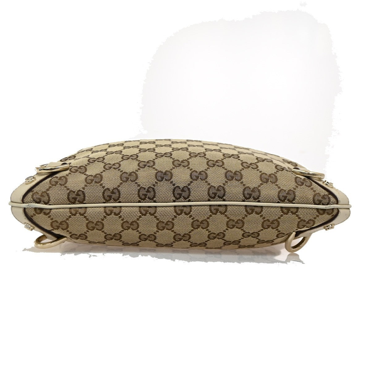 Gucci Abbey D-Ring Messenger Bag GG Canvas, BROWN, CANVAS, Shoulder bag
